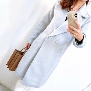 Lily Brown Long Lavender Coat XS